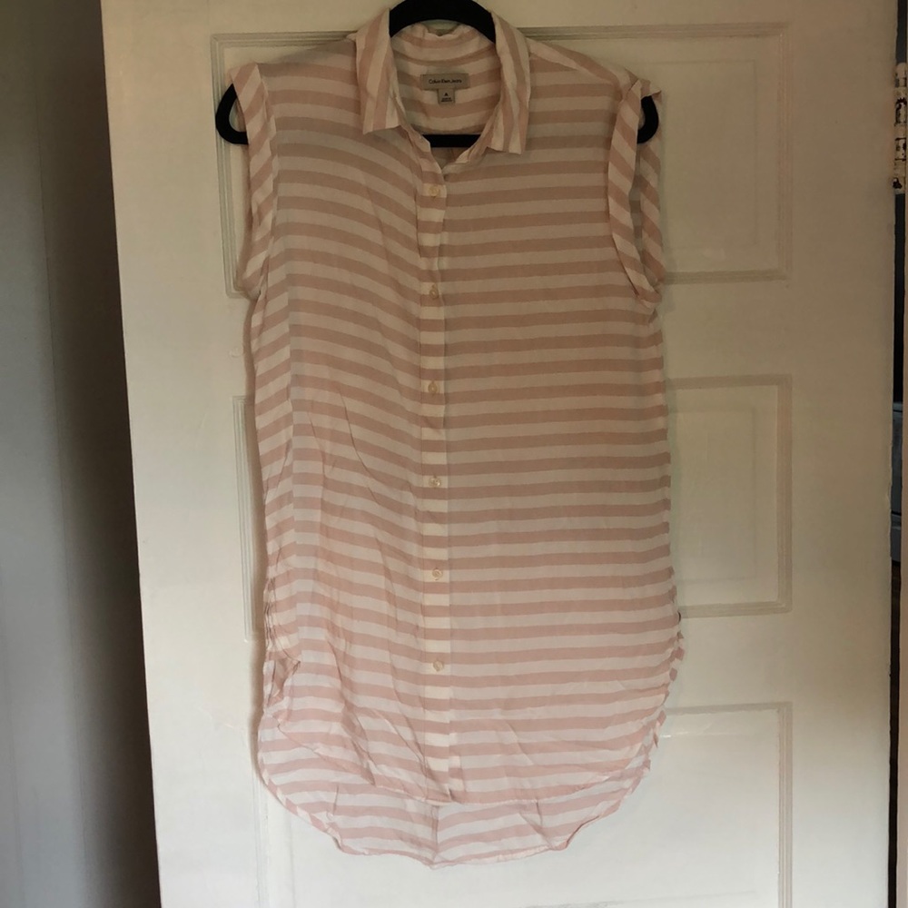Stripes Calvin Klein tank top tunic
